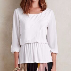 Anthropologie Deletta Alee split sleeve blouse